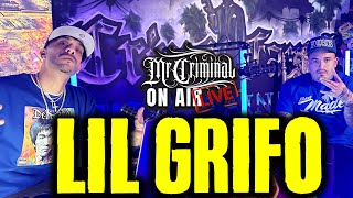 Mr Criminal on air LIVE Lil Grifo talks his rise [upl. by Eneri187]