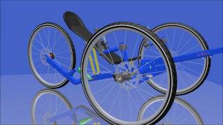 FaltTrike Liegerad PAPILLON 26 HD Animation [upl. by Acir]