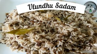 Ulundhu Sadam Recipe in Tamil  Variety Rice  Ulunthu Soru  கருப்பு உளுந்து சாதம்  Ring for Luck [upl. by Okimuy]