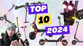 TOP 10 Meilleure Trottinette Électrique 2024 [upl. by Ynattyrb]