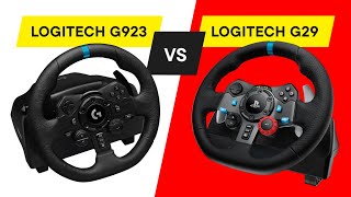 Logitech G923 VS Logitech G29 СРАВНИТЕЛЬНЫЙ ОБЗОР ИГРОВЫХ РУЛЕЙ [upl. by Kirre]