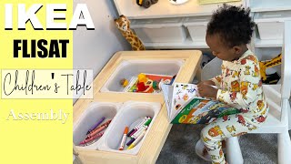 IKEA HACKS  IKEA FLISAT Childrens table  DIY [upl. by Mortie]