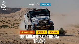 Trucks Top moments  Stage 4  Dakar2024 [upl. by Aliet]