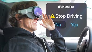 Driving With Apple Vision Pro [upl. by Gervase]