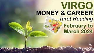 VIRGO MONEY amp CAREER TAROT READING quotA WAKEUP CALL TO BROADEN YOUR HORIZONSquot February to March 2024 [upl. by Nennarb]