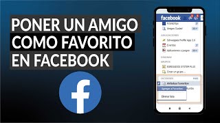 ¿Cómo Poner un Amigo como Favorito en Facebook  Lista de Amigos [upl. by Kutchins]