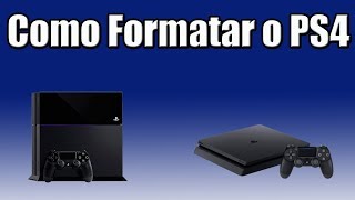 Como formatar o Playstation 4 PS4 [upl. by Annerahs]