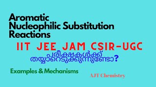 Aromatic Nucleophilic Substitution Reactions Examples amp Mechanisms AJT Chemistry [upl. by Rudich]