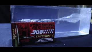 Fort Scott Munitions™ 168 gr 308 Win TUI™ vs Clear Ballistics Gel [upl. by Aehtorod]