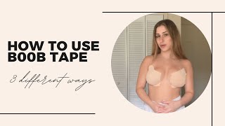 How to tape your b00bs for different style tops [upl. by Venn590]