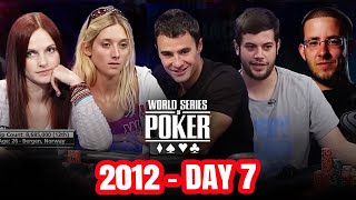 World Series of Poker Main Event 2012  Day 7 with Greg Merson Gaelle Baumann amp Elisabeth Hille [upl. by Naivaj]