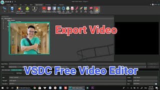 How to Export Video Using VSDC Free Video Editor [upl. by Nal599]