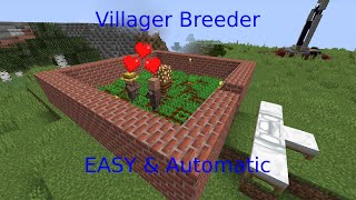 Easy Villager Breeder Tutorial For Minecraft 117 [upl. by Burnett]