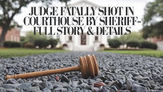 Judge fatally shot in courthouse by sheriff FULL STORY amp DETAILS [upl. by Seaman]