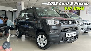 Maruti suzuki S presso Vxi CNG 2023 ❤️ Lord S Presso CNG Top Model 2023 [upl. by Llezniuq]