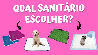 Qual a MELHOR opção de SANITÁRIO PARA CACHORRO  Veja 7 opções e qual é a melhor [upl. by Atined]