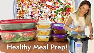 HEALTHY MEAL PREP For My Family Nutritarian Diet WFPB [upl. by Sayer]