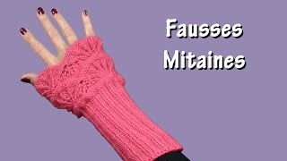 Fausses mitaines en point de petoncle [upl. by Eliam159]