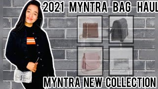 HampMMANGO MYNTRA EXPENSIVE BAGS HAUL 2021 NEW BAGS COLLECTION  EXPENSIVE BAGS  PINKUSH GODARA [upl. by Bianchi]