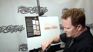 How to Airbrush w Createx Wicked Flesh Tones w Steve Driscoll [upl. by Kezer]