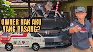 Honda City Hatchback Tukar Cermin Depan Datang Ke Rumah  Kau Nak Aku Pasang Aku Turun [upl. by Tur]