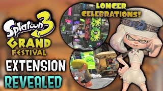 Grand Festival Has Been Extended  Splatoon 3 News [upl. by Jeralee672]