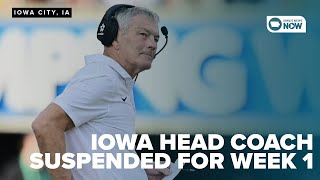 Kirk Ferentz holds press conference amid reports he will be suspended week 1 [upl. by Adnilreh]