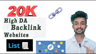 20k Dofollow backlinks List  Free High Authority Dofollow Backlinks from DA 92 PA95 Website [upl. by Ayotahs]