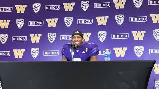 2023 Husky Football vs Oregon  Michael Penix Post game interview [upl. by Oppen59]