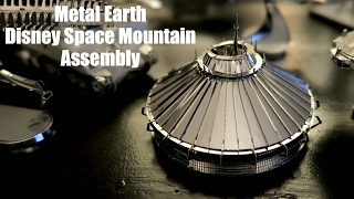 Metal Earth  Disney Space Mountain  Assembly [upl. by Kcitrap]