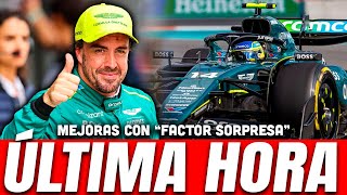 ¡BOMBAZO ASTON MARTIN F1 EXPLICA LAS MEJORAS DE IMOLA  RED BULL TAMBIÉN TRAERÁ MEJORAS f1 [upl. by Ahsaele120]