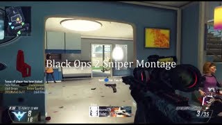 FaZe Pamaj First Black Ops 2 Sniper Montage [upl. by Eedahs]