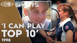 15yearold Jelena Dokic outshines Australias Fed Cup team 1998  Wide World of Sports [upl. by Henigman868]