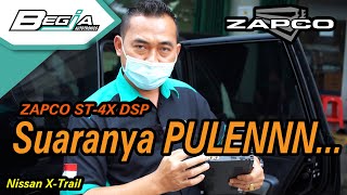 2way sistem dengan ZAPCO ST4X DSP dan MBQuart [upl. by Lerrud522]