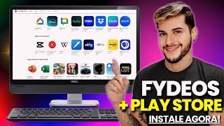 FydeOS COMO Instalar EM Qualquer PCNOTEBOOK e ATIVAR a PLAY STORE [upl. by Ahsehat]