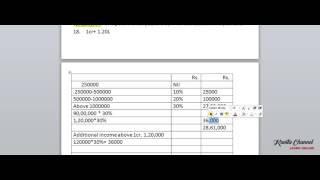 Income Tax  How to calculate Surcharge amp Marginal relief [upl. by Enelyar]