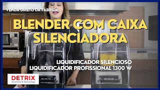 Blender com Caixa Silenciadora – Liquidificador Silencioso  Liquidificador Profissional 1300 w [upl. by Lysander]