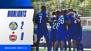 Highlights  Getafe CF B  Unión Adarve [upl. by Harihat339]