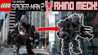 Lego Rhino from The Amazing SpiderMan 2 [upl. by Amihc]