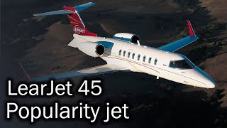 LearJet 45  popular business jet History and description [upl. by Mariejeanne]