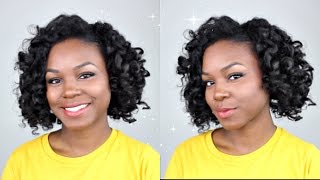 Flat Twistout  Natural or Transitioning Hair [upl. by Dudden]