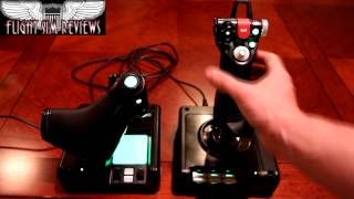 Saitek X52 Pro Joystick Review HD [upl. by Kienan]