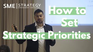 How to Set Strategic Priorities in Your Plan [upl. by Soirtimid286]