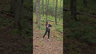 Découvrir un nouveau sport entre amis au coeur du Parc de la Gorge de Coaticook quoi de mieux 🥏🌲 [upl. by Mikael]