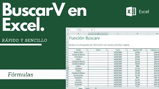 Como utilizar la función BUSCARV en EXCEL de una hoja a otra [upl. by Mond129]