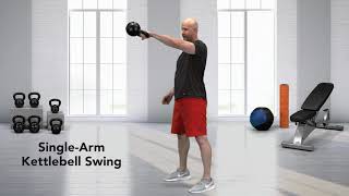 How to do a SingleArm Kettlebell Swing [upl. by Alroi]