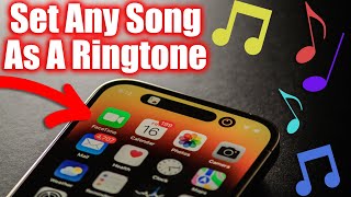 How to Set Any Song as iPhone Ringtone Free and No Computer [upl. by Steven]