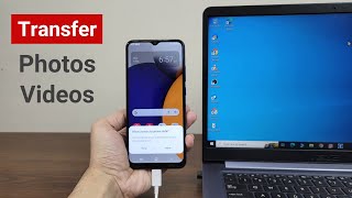 How to Transfer Photos or Videos from Android to Laptop or PC [upl. by Ahselrak268]
