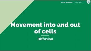 Movement In and Out of Cells  IGCSE Biology  Topic Explainer  ZNotes [upl. by Linis]