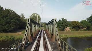 Führerstandsmitfahrt  Freiburg Hbf➡️Elzach  BreisgauSBahn S2  BR8442 [upl. by Leeke300]